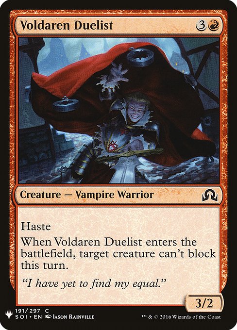 Voldaren Duelist [Mystery Booster #1099] (SOI-C)