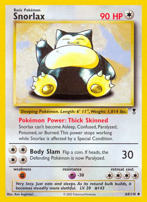 Snorlax - 064/110 (LC) Uncommon Light Play