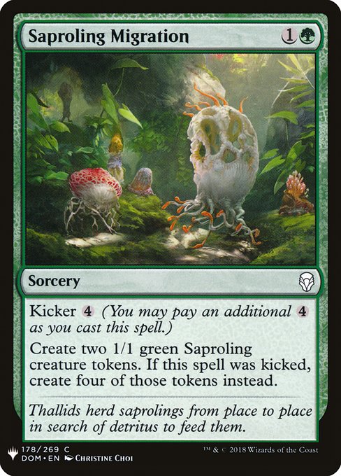 Saproling Migration [Mystery Booster #1323] (DOM-C)