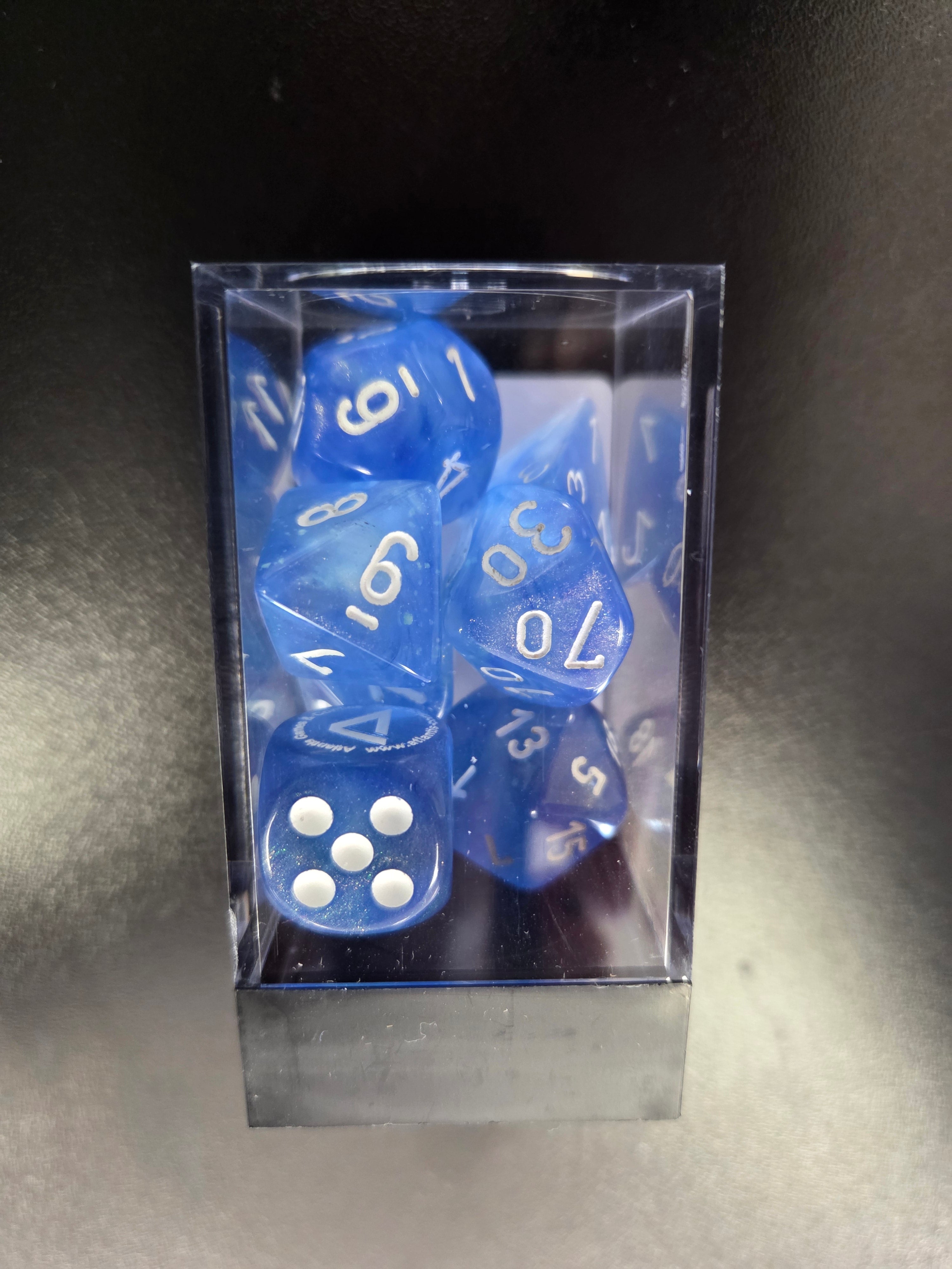 Atlantis Swag: Borealis Poly Sky Blue/White Set (7)