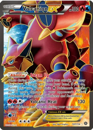 Volcanion EX (107/114) Full Art