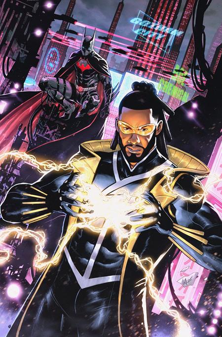 BATMAN STATIC BEYOND #4 (OF 6) CVR C LUCAS MEYER CARD STOCK VAR