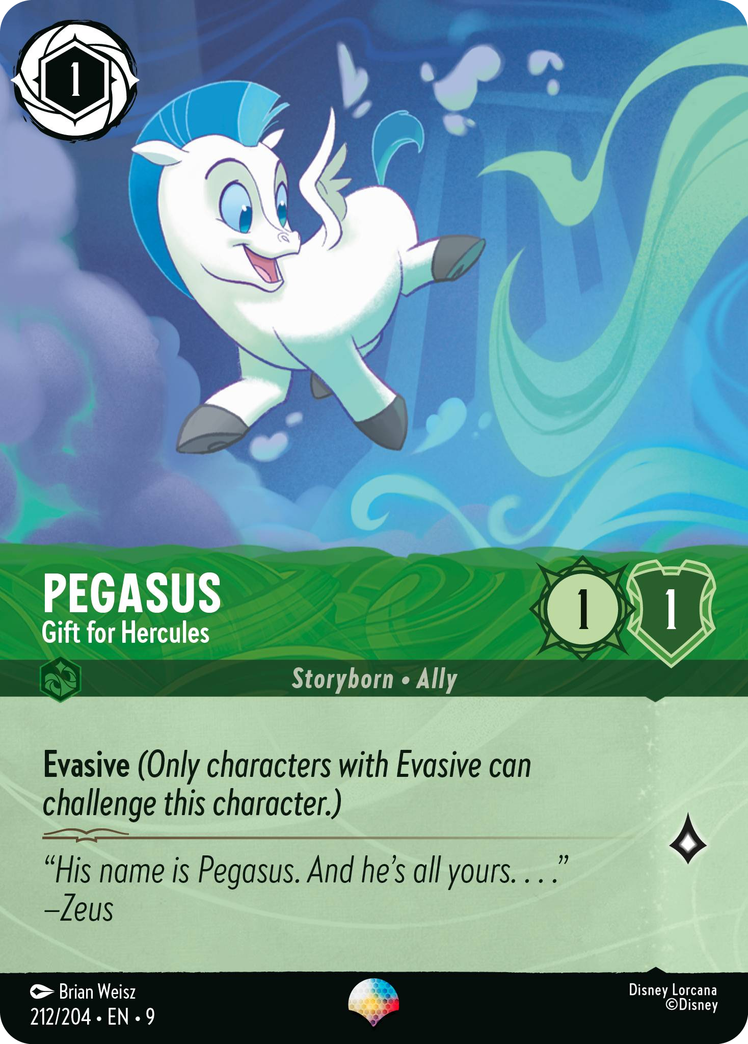 Pegasus - Gift for Hercules (Fabled - 212/204)  Epic