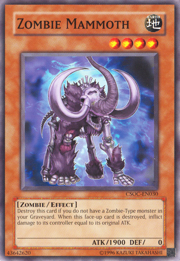 Zombie Mammoth (CSOC-EN030) Common - Near Mint Unlimited