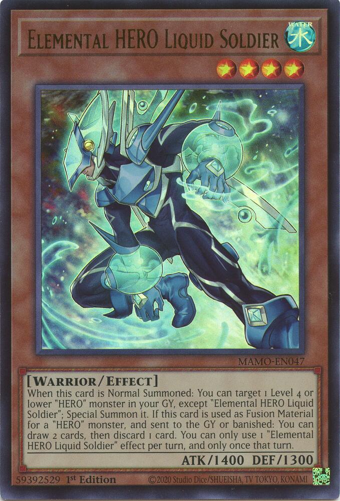 Elemental HERO Liquid Soldier (MAMO-EN047)