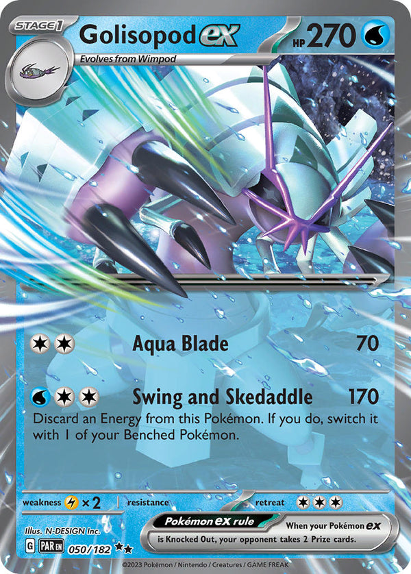 Golisopod ex - 050/182 (PAR) Double Rare - Near Mint Holofoil