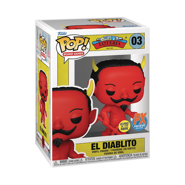 POP Figure: Loteria #0003 - El Diablito (PX) (Glow)