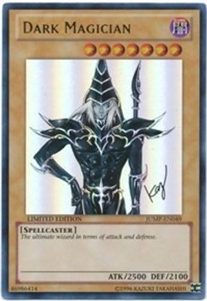 Dark Magician (JUMP-EN049) Ultra Rare Limited Ed. Heavy Play