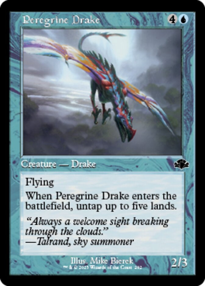Peregrine Drake [#292 Old Frame Bonus Sheet] (DMR-C)