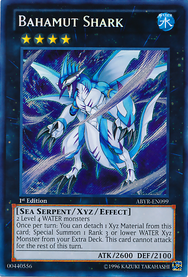 Bahamut Shark (ABYR-EN099) Secret Rare - Near Mint 1st Edition