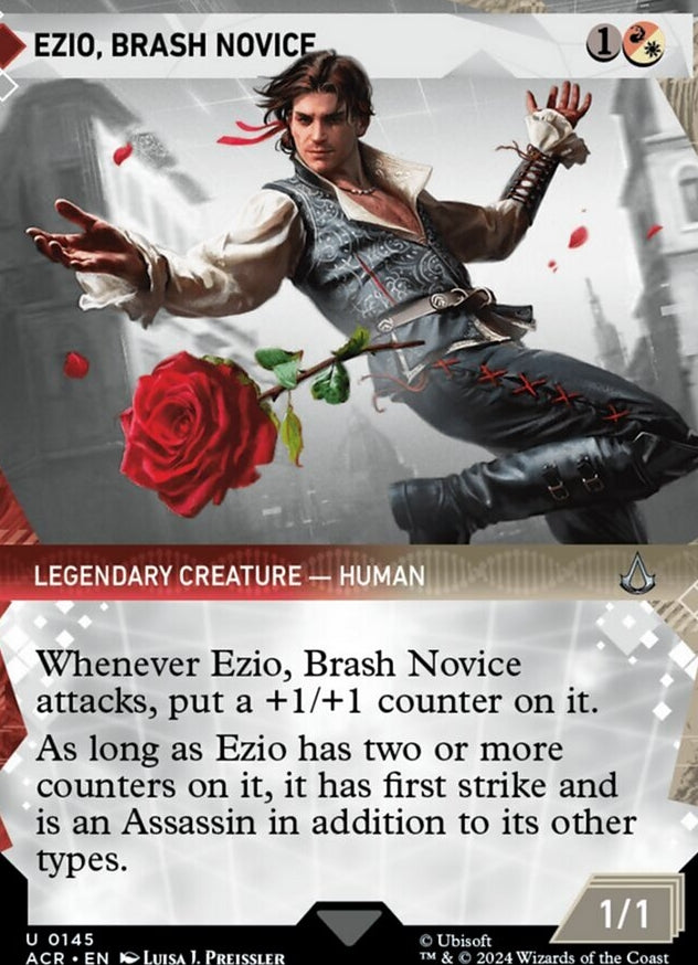 Ezio, Brash Novice [#0145 Showcase] (ACR-U-FOIL)