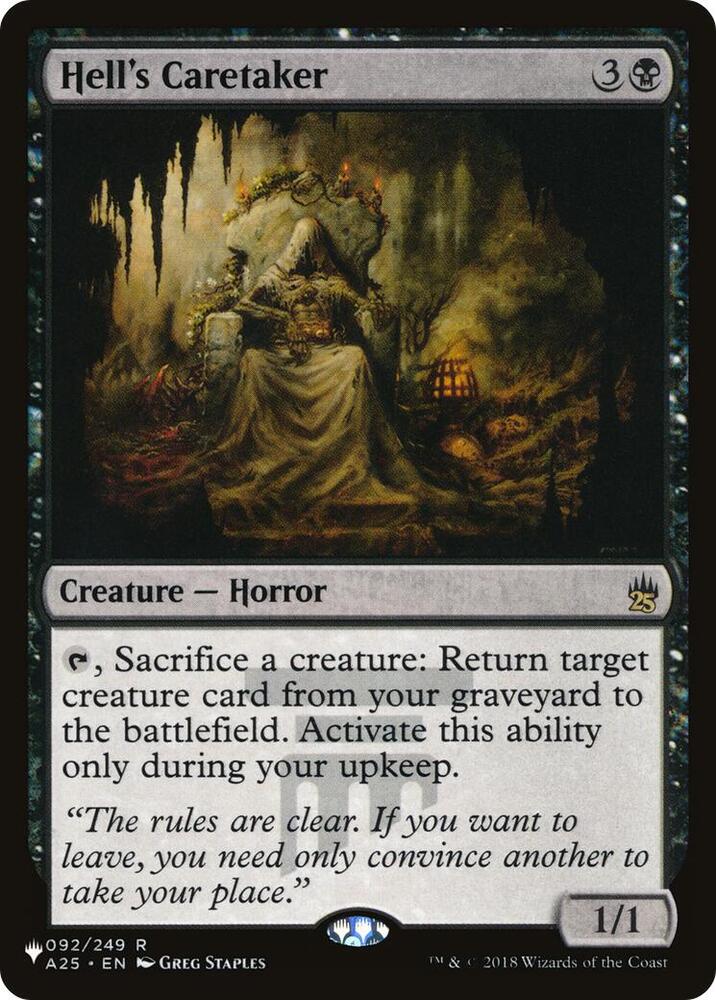 Hell's Caretaker (A25-R-LIST)