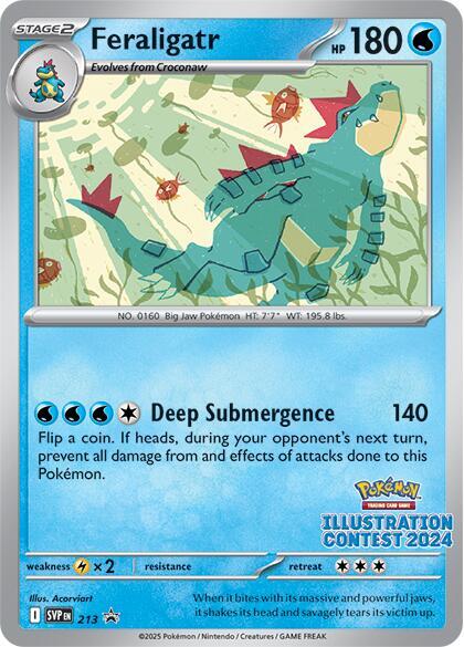 Feraligatr - 213 / Promo (SVP) Promo - Near Mint