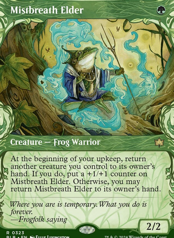 Mistbreath Elder [#0323 Showcase] (BLB-R-FOIL)