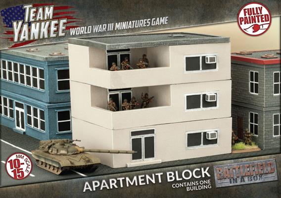Flames of War: Team Yankee WW3: Battlefield in a Box (BB228) - Appartment Block (Fully Painted)