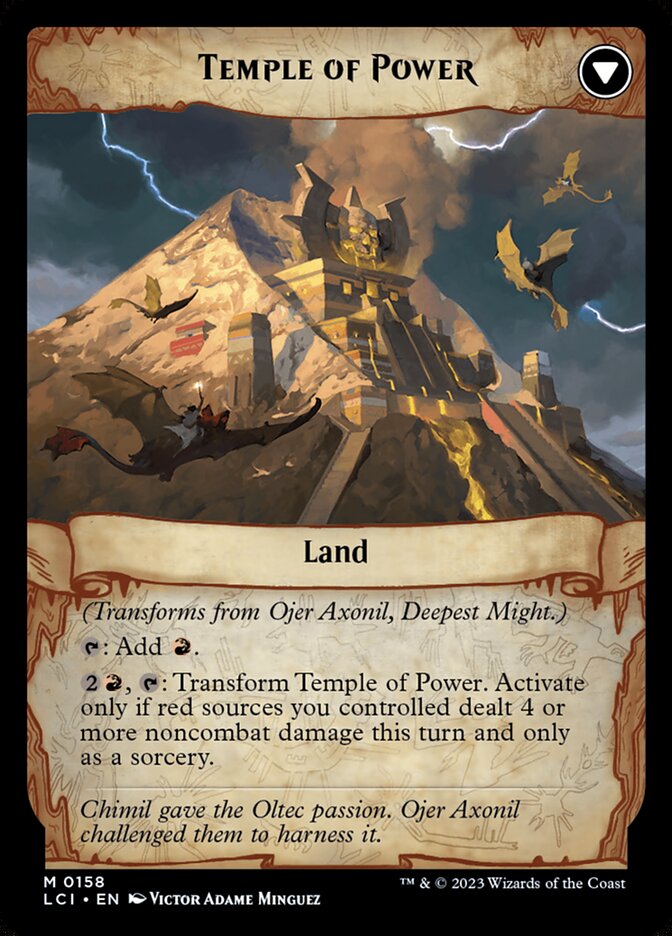 Ojer Axonil, Deepest Might // Temple of Power [#0158] (LCI-M) Light Play