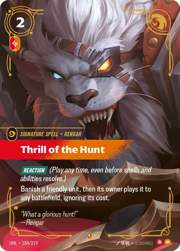 Thrill of the Hunt - 184/219 (UNL)  Epic