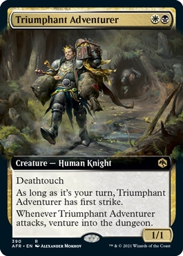 Triumphant Adventurer [#390 Extended Art] (AFR-R)