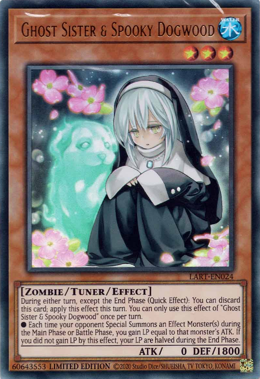 Ghost Sister & Spooky Dogwood (LART-EN024) Ultra Rare - Near Mint Limited
