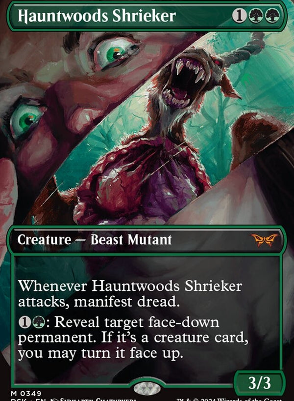 Hauntwoods Shrieker [#0349 Borderless] (DSK-M-FOIL)