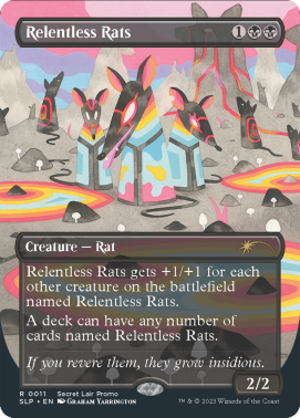 Relentless Rats [#011] (SLP-R) Secret Lair Showdown
