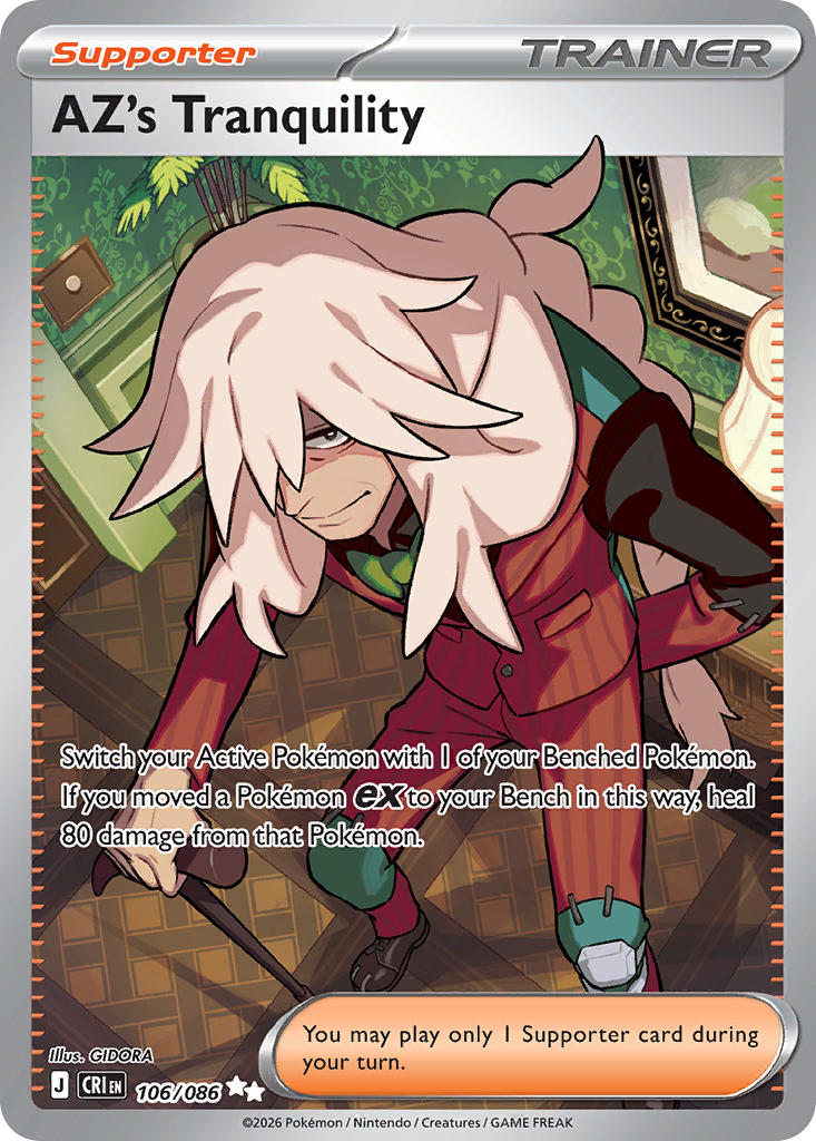 AZ's Tranquility - 106/086 (CRI) Ultra Rare