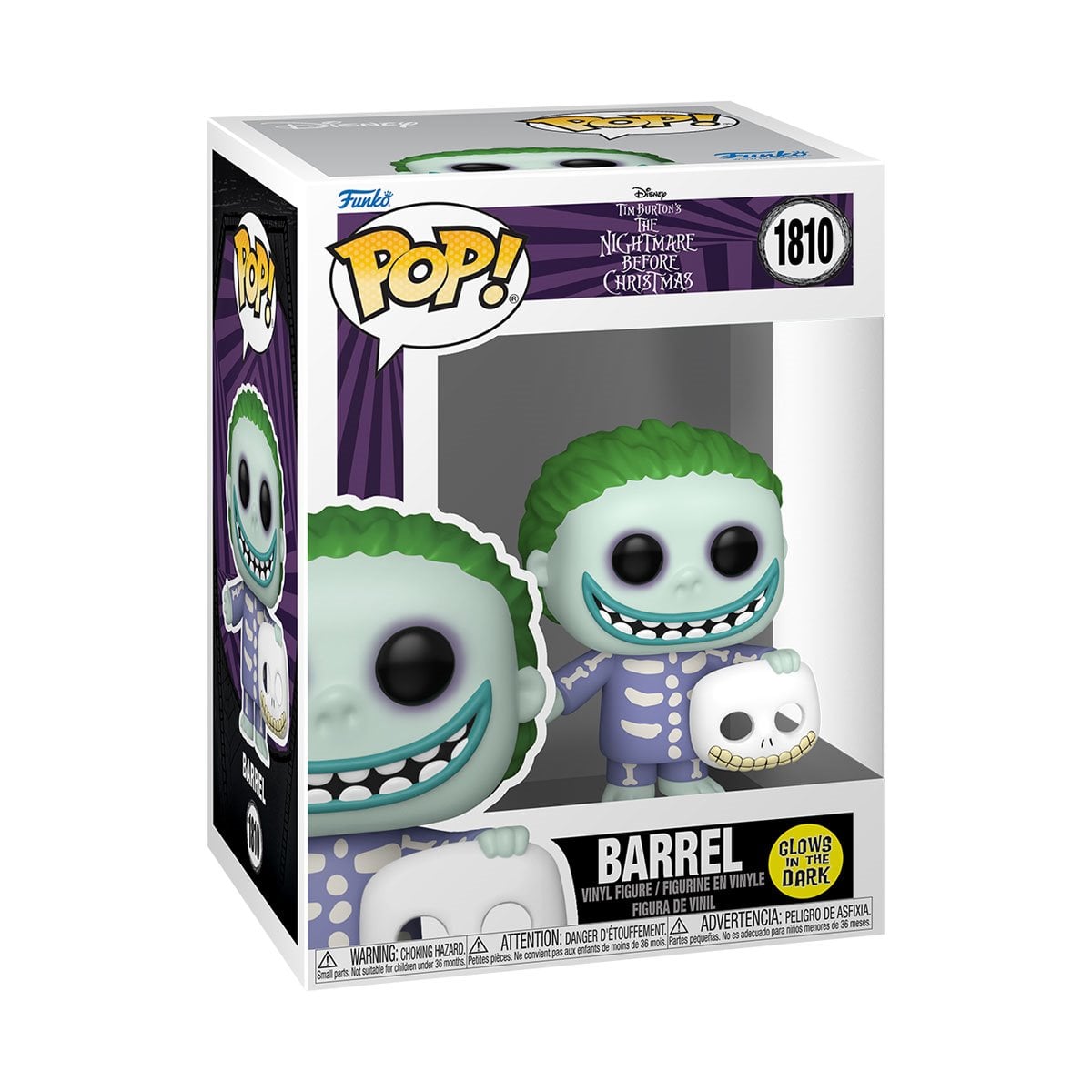 POP Figure: Disney Nightmare Before Christmas #1810  - Barrell (EE) (Glow)