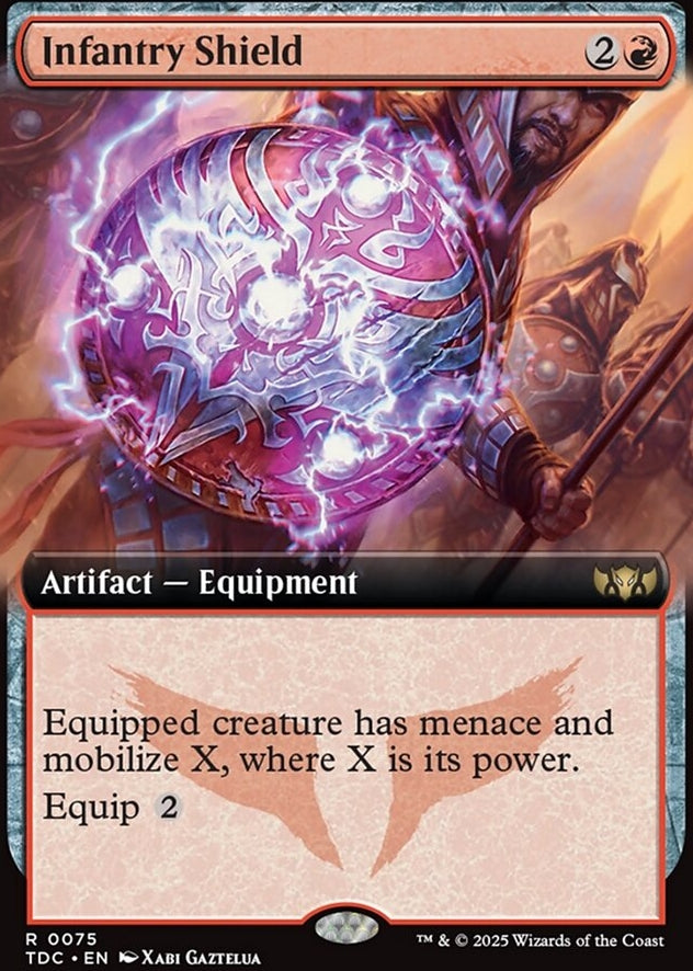 Infantry Shield [ #0075 Extended Art ] (TDC-R)