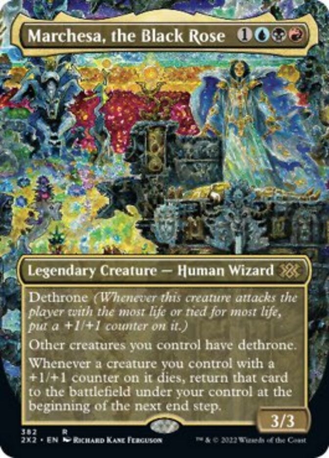 Marchesa, the Black Rose [#382 Alternate-Art Borderless] (2X2-R)