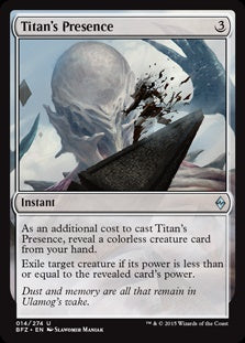 Titan's Presence (BFZ-U)