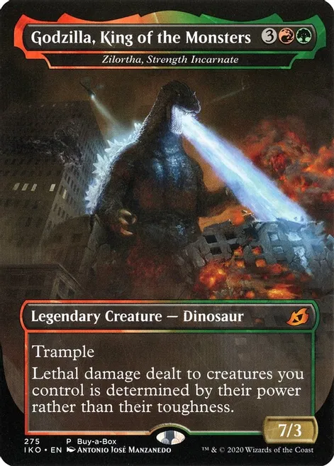 Godzilla, King of the Monsters [#275 Godzilla: Zilortha, Strength Incarnate] (IKO-M-FOIL-BAB)