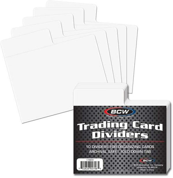 BCW Trading Card Dividers - Horizontal (10)