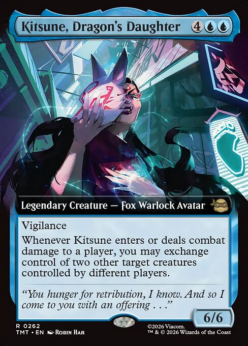 Kitsune, Dragon's Daughter [ #0262 Extended Art ] (TMT-R)