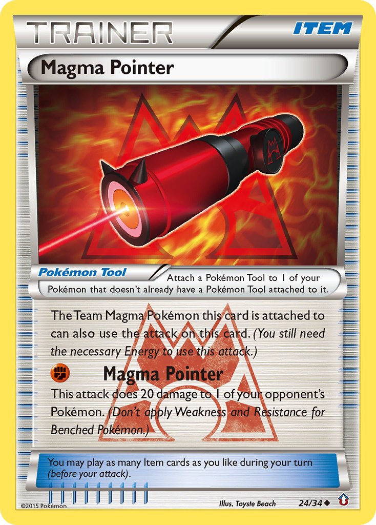 Magma Pointer - 024/034 (DCR) Uncommon - Near Mint