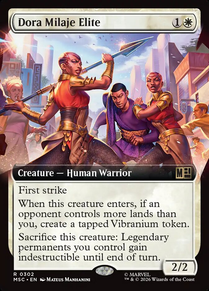 Dora Milaje Elite [ #0302 Extended Art ] (MSC-R)