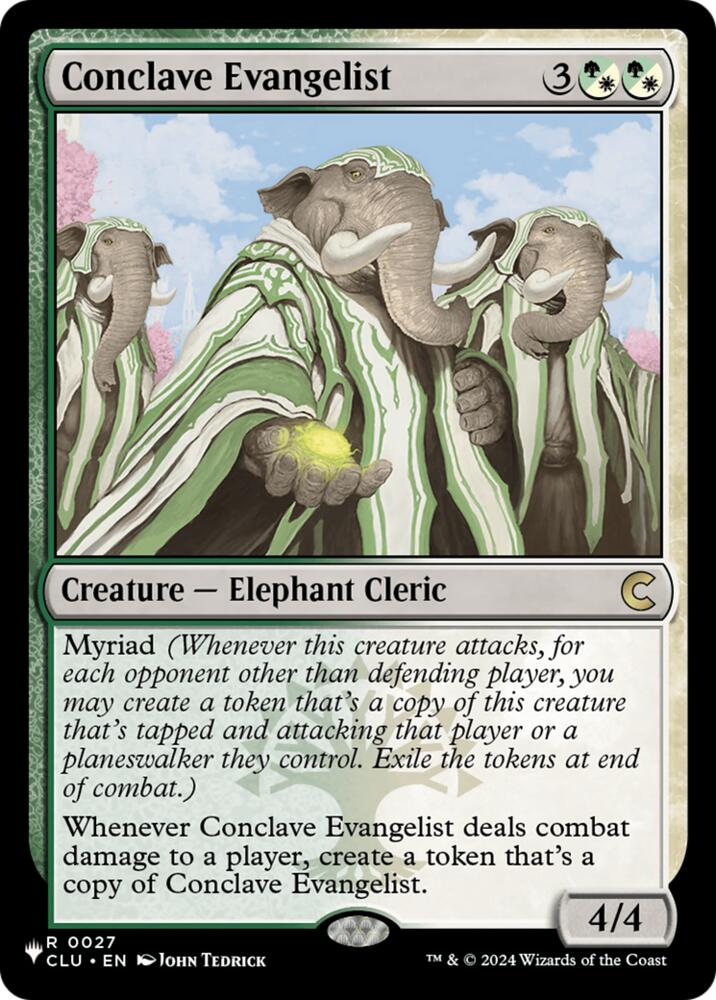 Conclave Evangelist #0027 (CLU-R-LIST)