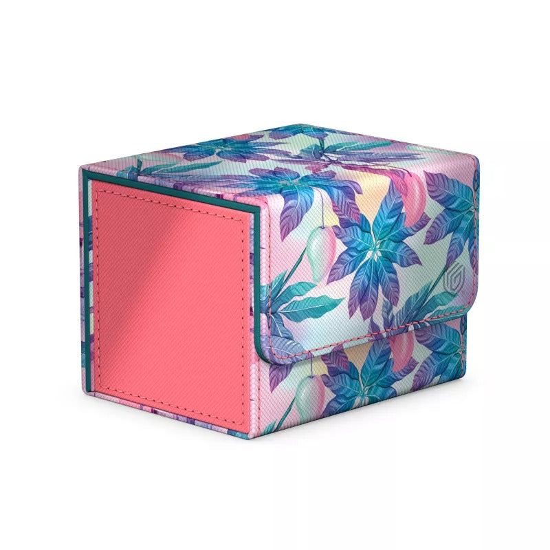 Ultimate Guard: Deck Case - Sidewinder 100+ XenoSkin -  Floral Places - Miami Pink