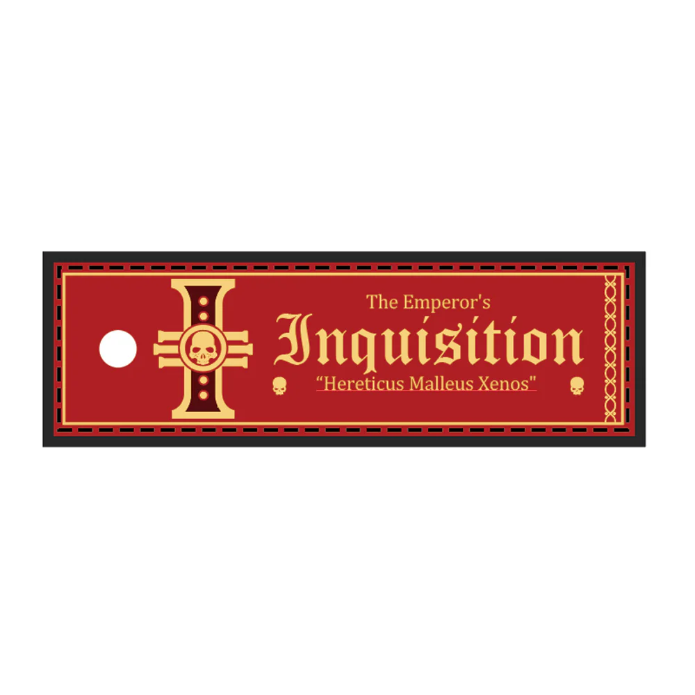 Starforged: Warhammer 40K - Forces of the Imperium Morale Velcro Patches - Inquisition