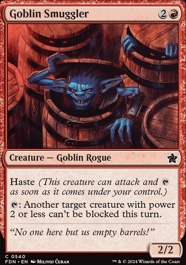 Goblin Smuggler [#0540 Beginner Box] (FDN-C)