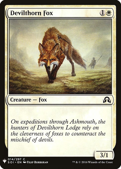 Devilthorn Fox [Mystery Booster #0075] (SOI-C)