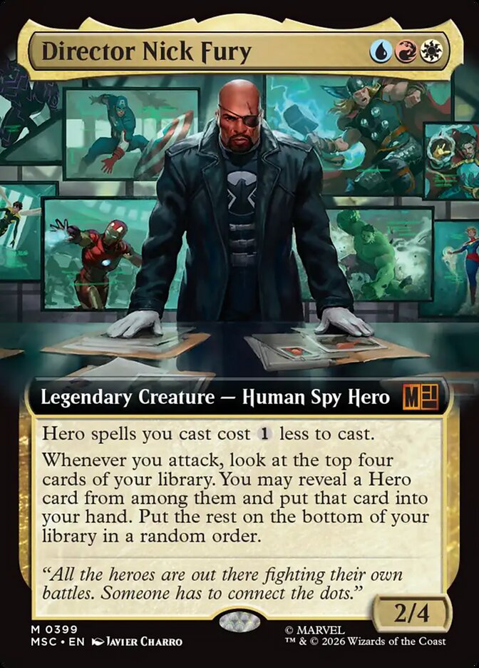 Director Nick Fury [ #0399 Extended Art ] (MSC-M)
