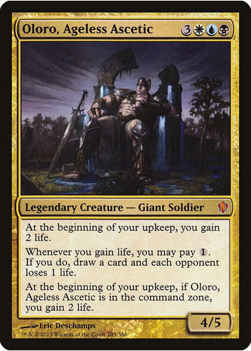 Oloro, Ageless Ascetic (C13-M) Moderate Play