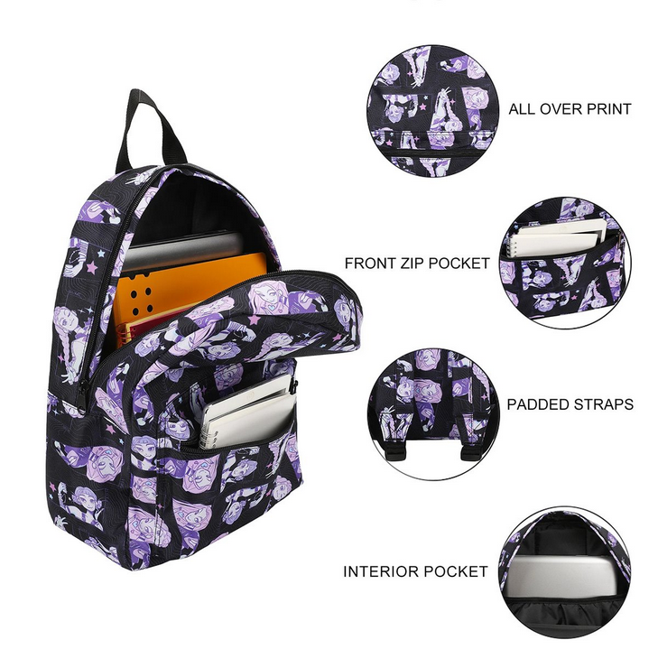 KPop Demon Hunters Huntrix 16 1/2-Inch Backpack