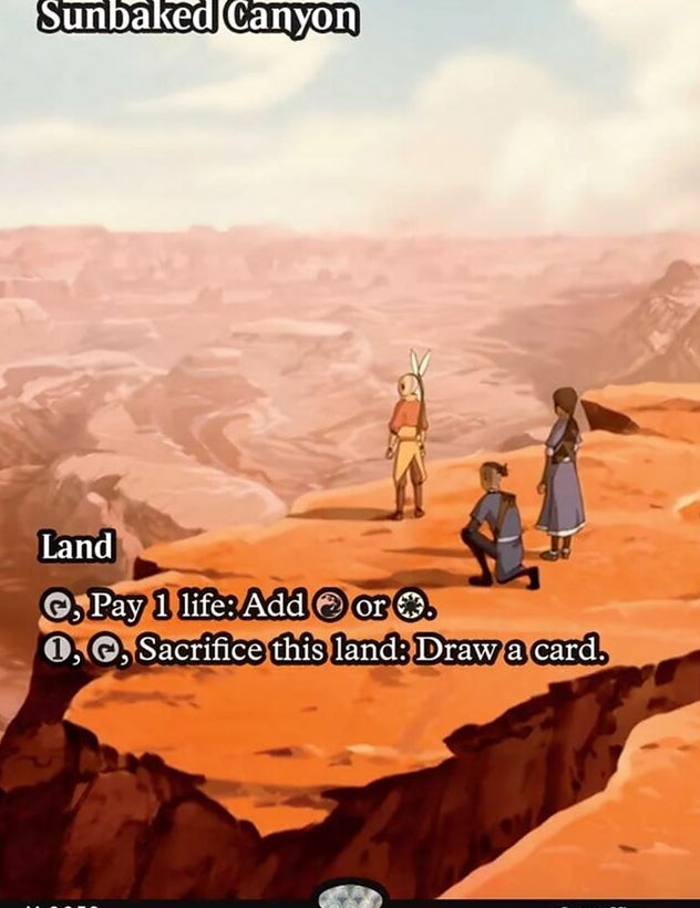Sunbaked Canyon [ #0058 Borderless ] (TLE-M)