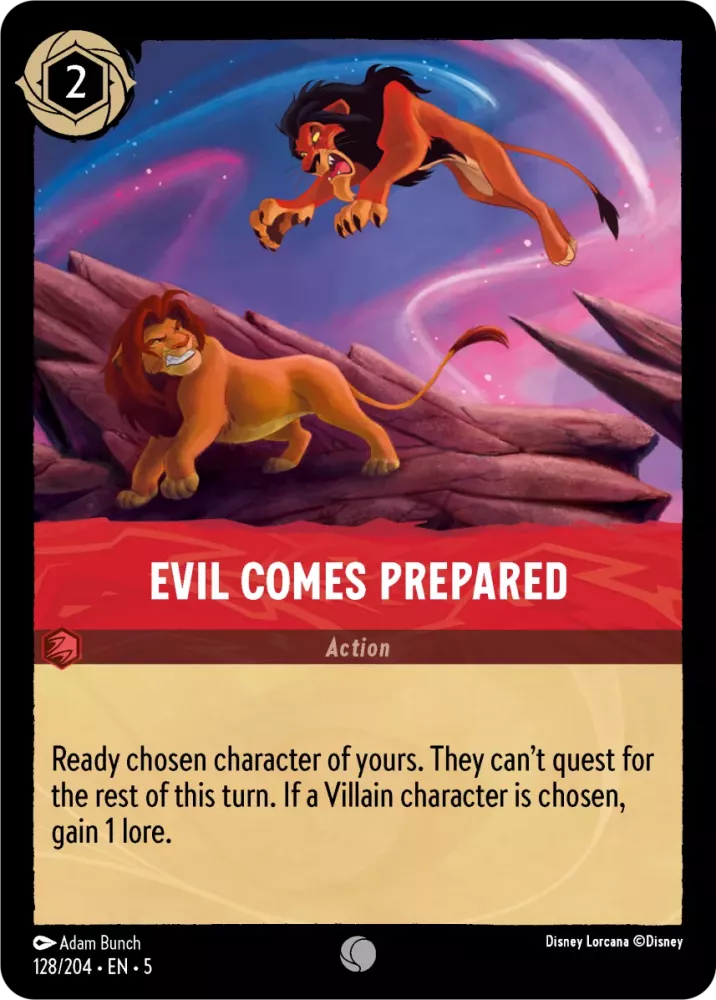 Evil Comes Prepared (Shimmering Skies 128/204) Common - Near Mint