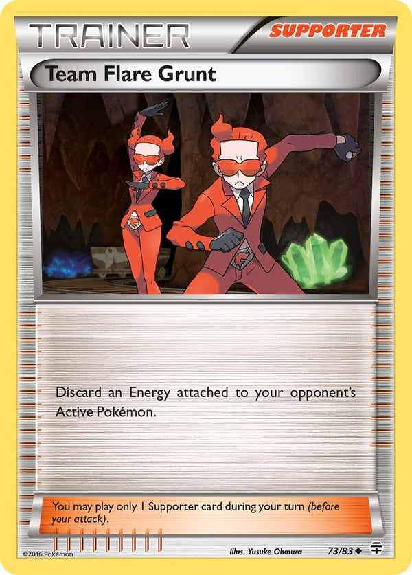 Team Flare Grunt - 073/083 (GEN) Uncommon - Near Mint