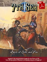 7th Sea RPG 2nd Edition - Bundle (Core Rulebook, GM Screen,  Lands of Gold and Fire, The New World)