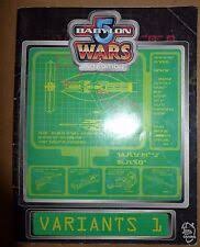 Babylon 5 Wars 2nd Ed: Variants 1