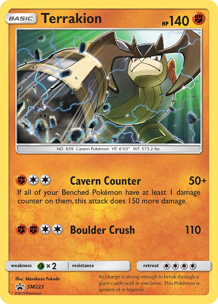 Terrakion - SM223 (SM:PR) Promo - Near Mint Holofoil