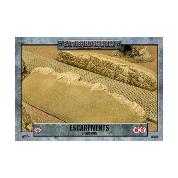 Battlefield in a Box (BB640) - Escarpments: Sandstone